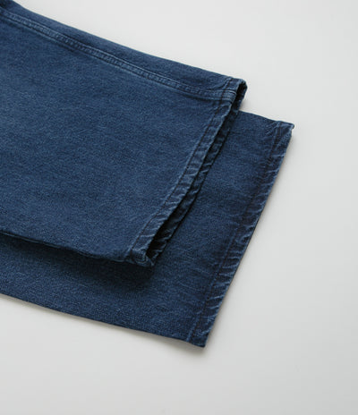 Butter Goods Wide Cut Jeans - Washed Slub Blue