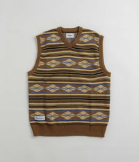 Butter Goods Wilson Knitted Vest - Brown