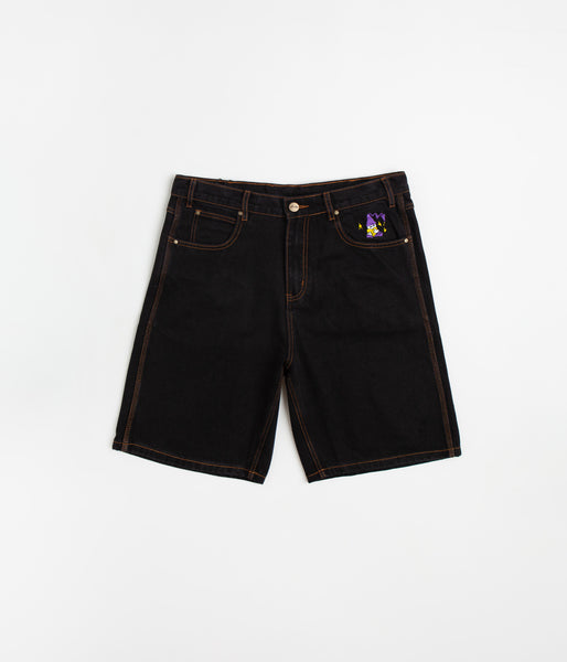 Butter Goods Wizard Denim Shorts - Washed Black | Flatspot