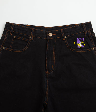 Butter Goods Wizard Denim Shorts - Washed Black