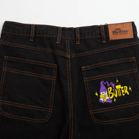 Butter Goods Wizard Denim Shorts - Washed Black thumbnail