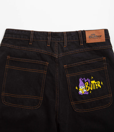 Butter Goods Wizard Jeans - Washed Black