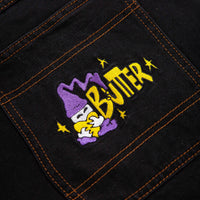 Butter Goods Wizard Jeans - Washed Black thumbnail