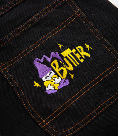 Butter Goods Wizard Jeans - Washed Black