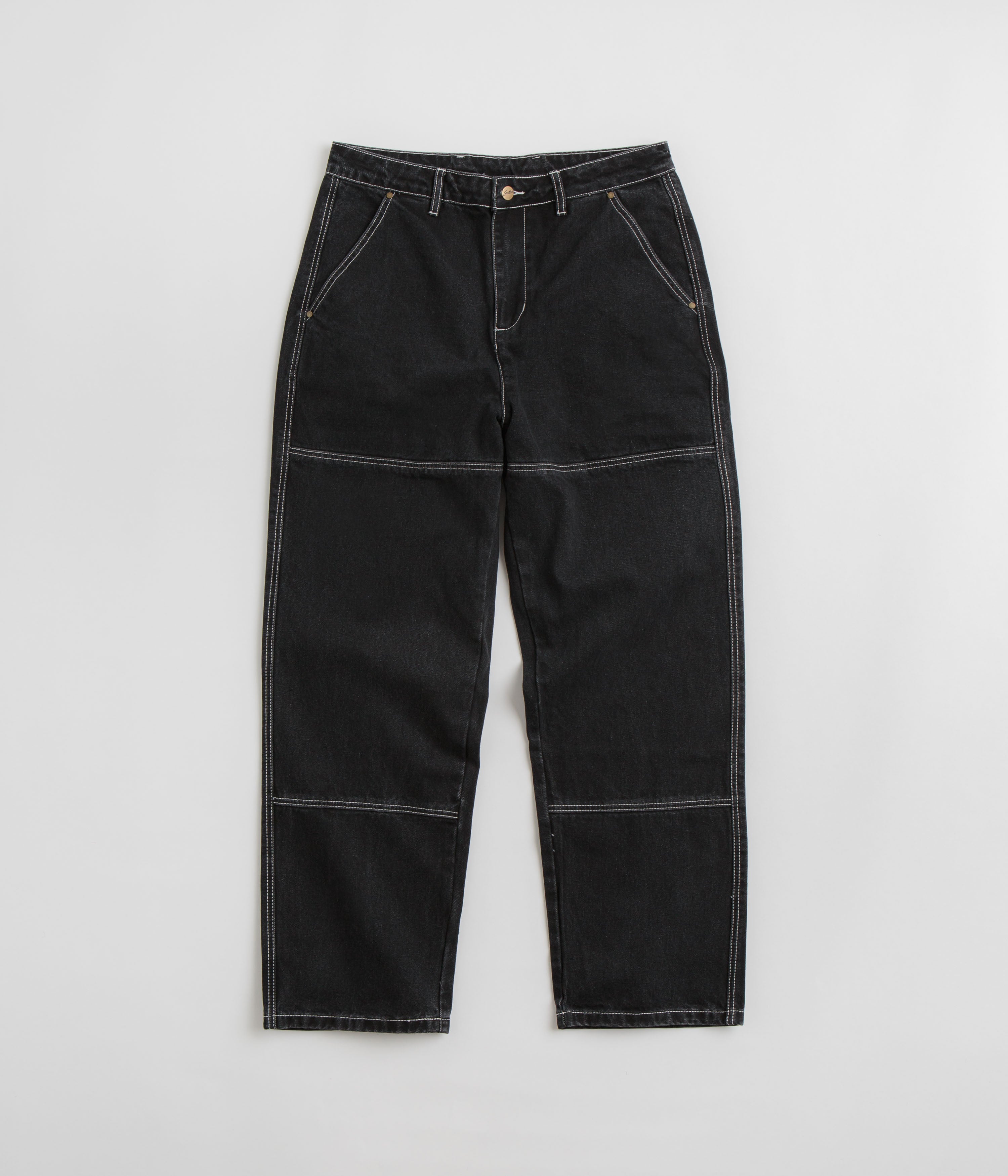 Yardsale Palm Slacks - Black | Flatspot