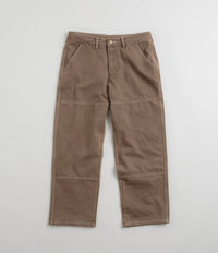 Butter Goods Work Double Knee Pants - Washed Brown