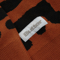 Butter Goods x Blue Note Afro Cuban Knitted Sweatshirt - Rust thumbnail