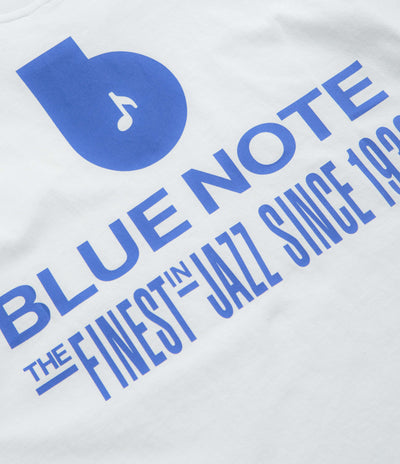 Butter Goods x Blue Note Finest Logo T-Shirt - White