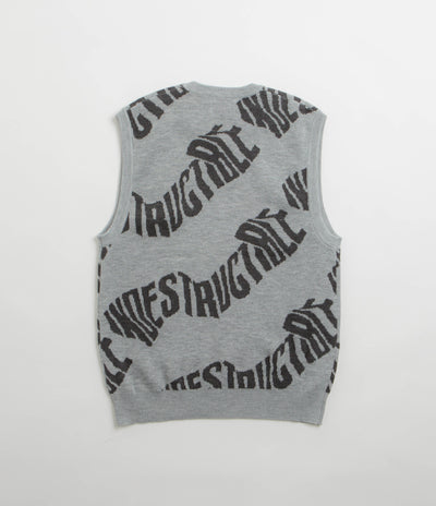 Butter Goods x Blue Note Indestructible Knitted Vest - Heather Grey