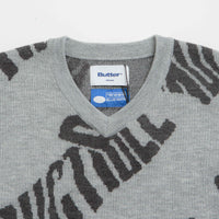 Butter Goods x Blue Note Indestructible Knitted Vest - Heather Grey thumbnail