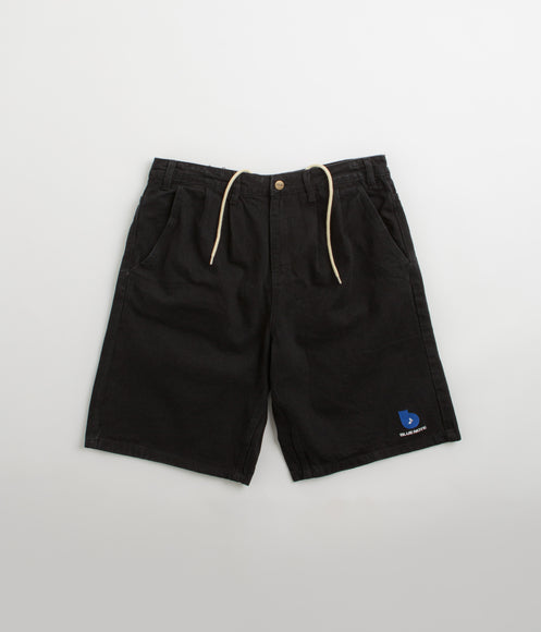 Butter Goods x Blue Note Pleated Denim Shorts - Washed Black