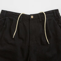 Butter Goods x Blue Note Pleated Denim Shorts - Washed Black thumbnail