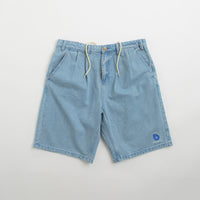 Butter Goods x Blue Note Pleated Denim Shorts - Washed Indigo thumbnail