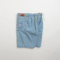 Butter Goods x Blue Note Pleated Denim Shorts - Washed Indigo thumbnail