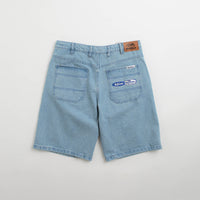 Butter Goods x Blue Note Pleated Denim Shorts - Washed Indigo thumbnail