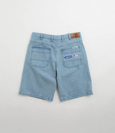 Butter Goods x Blue Note Pleated Denim Shorts - Washed Indigo