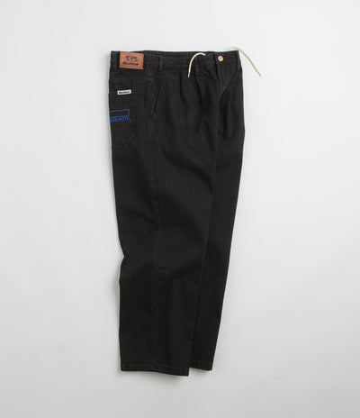 Butter Goods x Blue Note Pleated Jeans - Washed Black