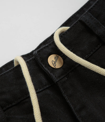 Butter Goods x Blue Note Pleated Jeans - Washed Black