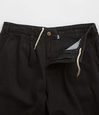 Butter Goods x Blue Note Pleated Jeans - Washed Black