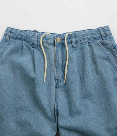 Butter Goods x Blue Note Pleated Jeans - Washed Indigo