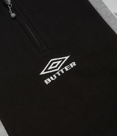 Butter Goods x Umbro Athletica Polo Shirt - Black