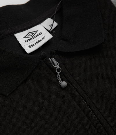 Butter Goods x Umbro Athletica Polo Shirt - Black