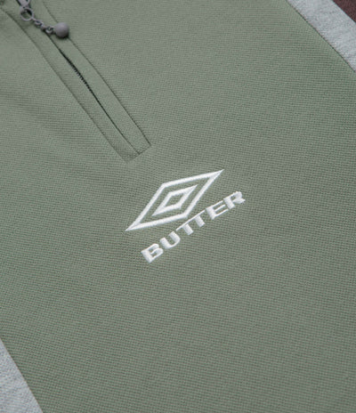 Butter Goods x Umbro Athletica Polo Shirt - Sage