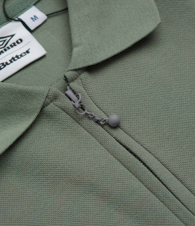 Butter Goods x Umbro Athletica Polo Shirt - Sage