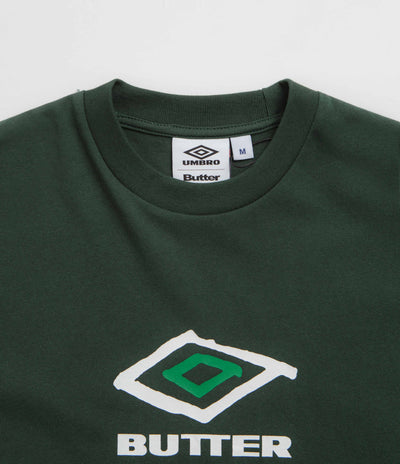 Butter Goods x Umbro Ball T-Shirt - Dark Forest