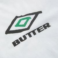 Butter Goods x Umbro Ball T-Shirt - White thumbnail