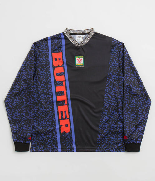 Butter Goods x Umbro Goalie Jersey - Black / Blue