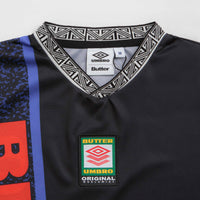 Butter Goods x Umbro Goalie Jersey - Black / Blue thumbnail