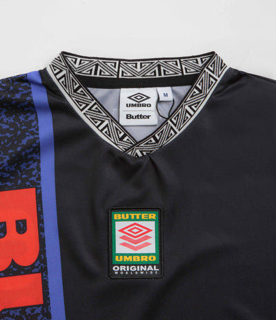 Butter Goods x Umbro Goalie Jersey - Black / Blue