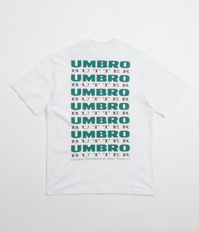 Butter Goods x Umbro Lines T-Shirt - White