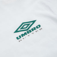 Butter Goods x Umbro Lines T-Shirt - White thumbnail