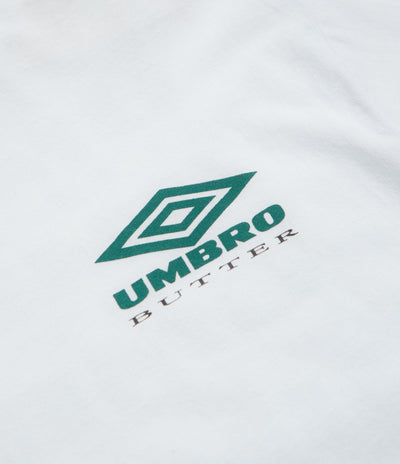 Butter Goods x Umbro Lines T-Shirt - White