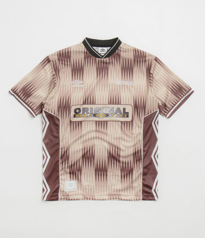 Butter Goods x Umbro Optical Jersey - Brown / Taupe