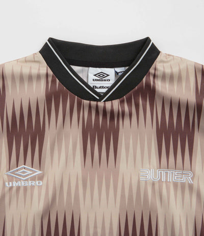 Butter Goods x Umbro Optical Jersey - Brown / Taupe