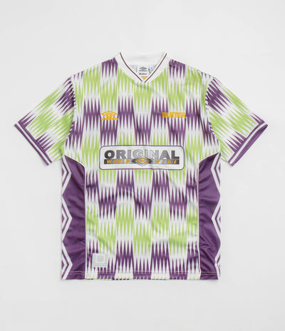 Butter Goods x Umbro Optical Jersey - Grape / Volt