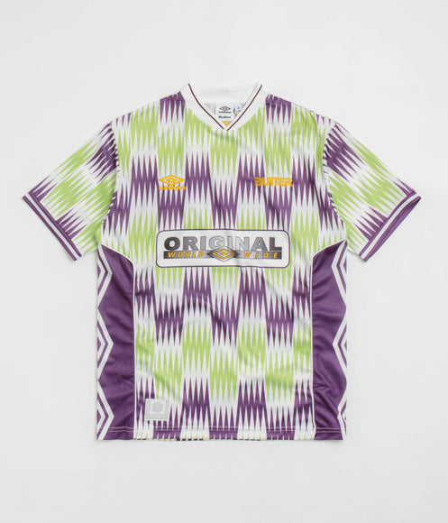 Butter Goods x Umbro Optical Jersey - Grape / Volt