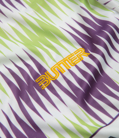 Butter Goods x Umbro Optical Jersey - Grape / Volt