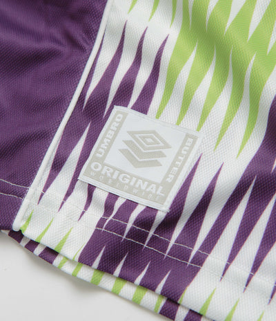 Butter Goods x Umbro Optical Jersey - Grape / Volt