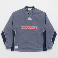 Butter Goods x Umbro Training Sweatshirt - Slate / Navy thumbnail