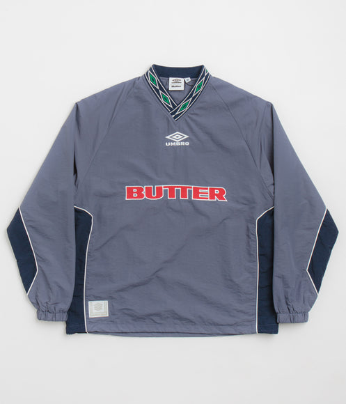 Butter Goods x Umbro Training Sweatshirt - Slate / Navy