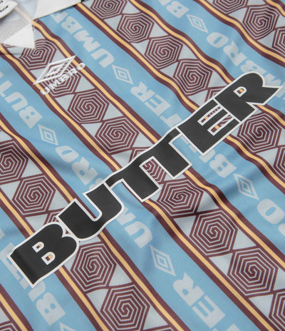 Butter Goods x Umbro Vert Jersey - Sky / Brown