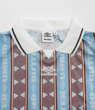 Butter Goods x Umbro Vert Jersey - Sky / Brown