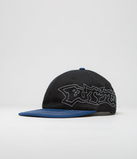 Butter Goods Yard Cap - Black / Royal Blue