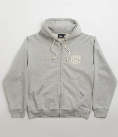 by Parra 1976 Logo Zip Hoodie - Heather Grey