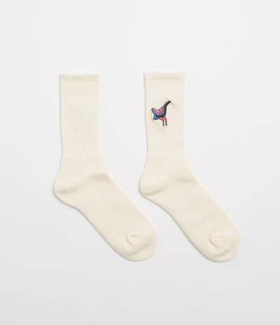 by Parra Angry Duck Crew Socks - Off White