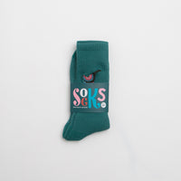 by Parra Angry Duck Crew Socks - Pine Green thumbnail